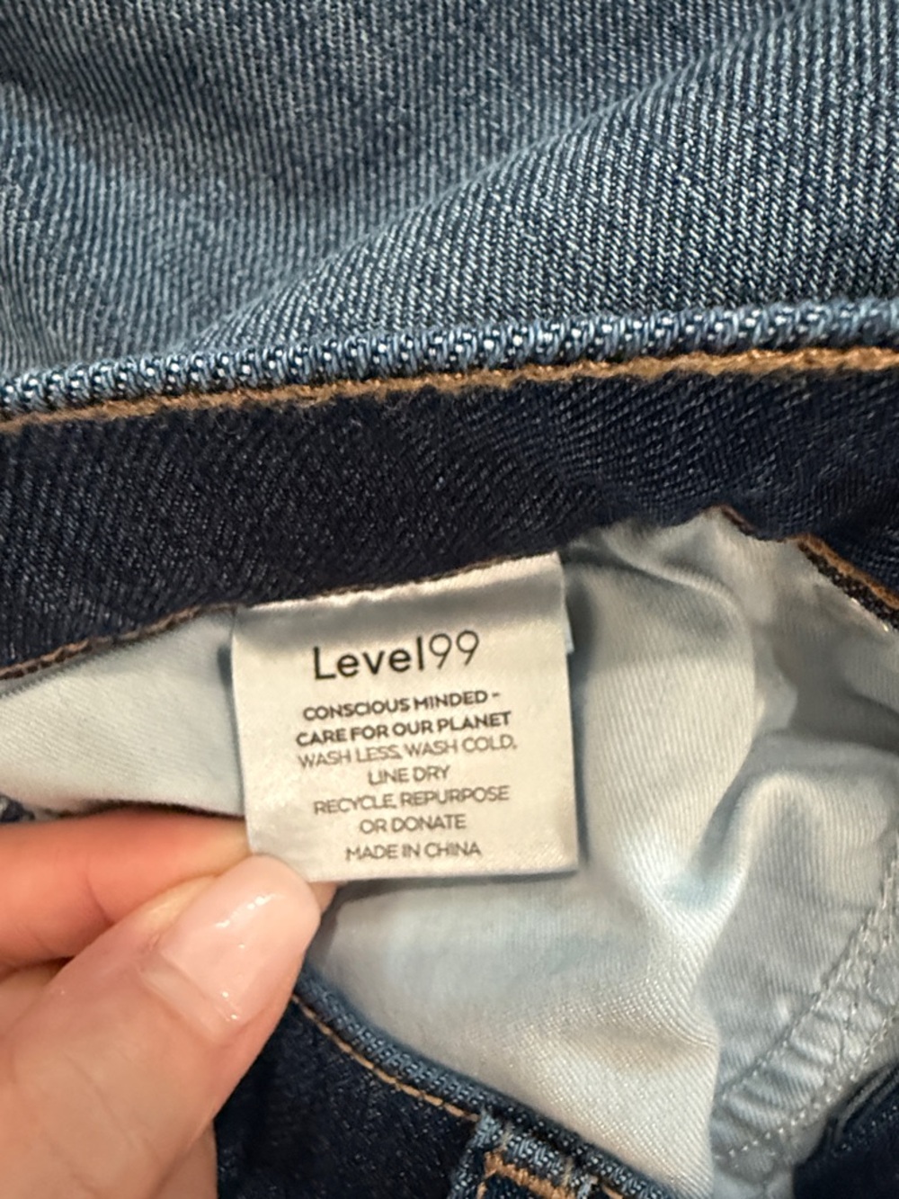Level 99 Dark Blue Wide Leg Jeans Size 30 - Picture 5 of 6